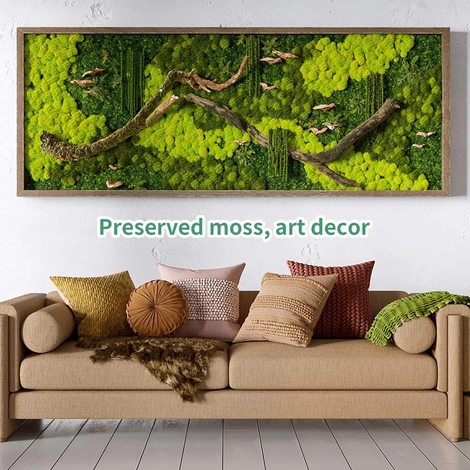 Plantas verdes artificiais vid - Sphagnum Moss Dry avaliação e preço
