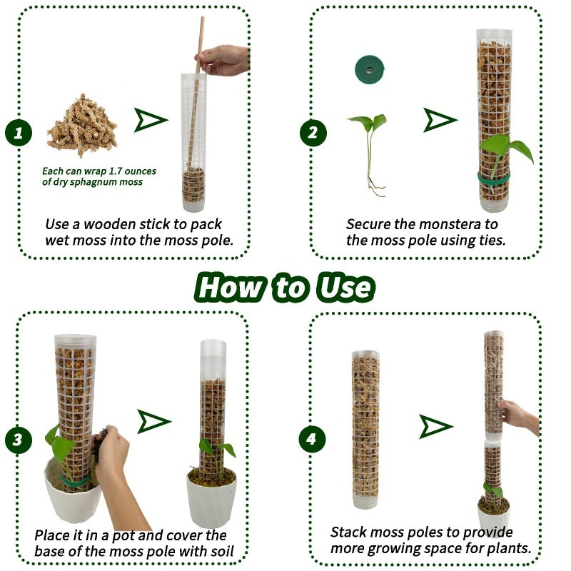 1/2/3 Peças Coluna de Musgo Au - Sphagnum Moss Dry avaliação e preço