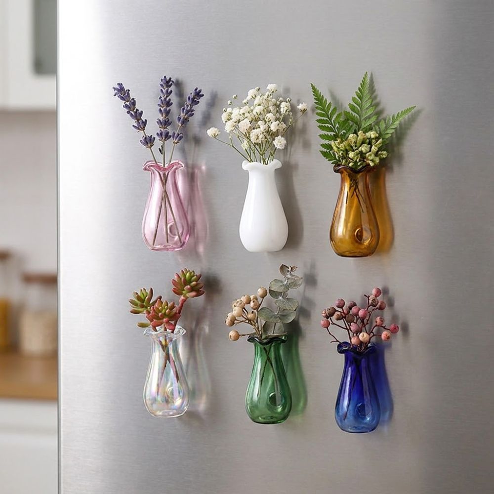 6 Peças DIY Mini Vasos Magnéti - Propagation Station Vase avaliação e preço